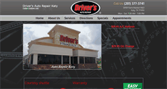 Desktop Screenshot of driversautorepairkaty.com